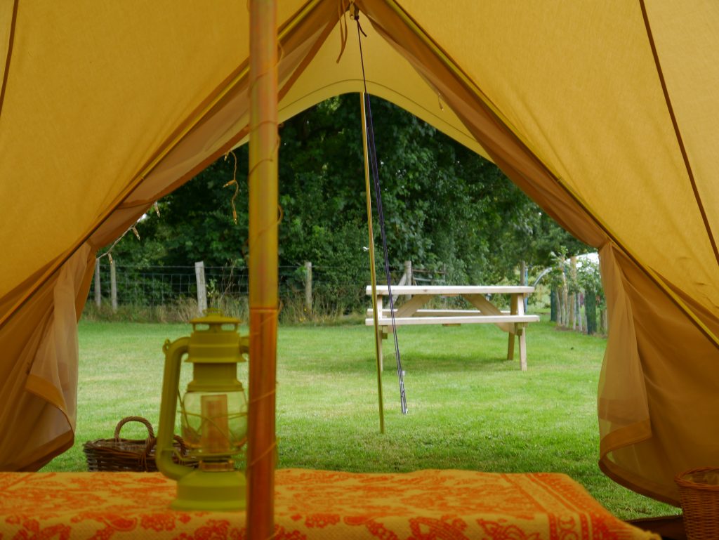 Bell Tent Guest Accommodation-Haybarn Wedding Venue